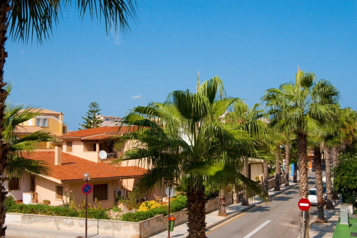 'Street of Can Picafort, Majorca island, Spain' - Maiorca